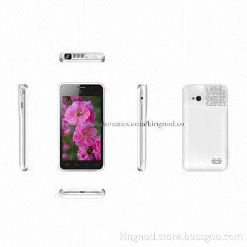 Android 4.1 Projector Mobile Phones, Dual-SIM/MTK6577 4.3" Touch Screen/Wi-Fi/GPS/50lm/20,000 Hours